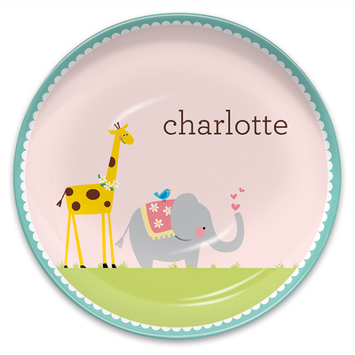 Animal Parade Melamine Plate